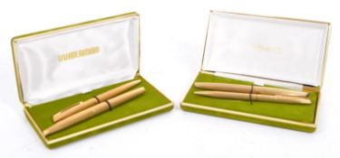 SET OF TWO VINTAGE 20TH CENTURY FRENCH WATERMAN PENS