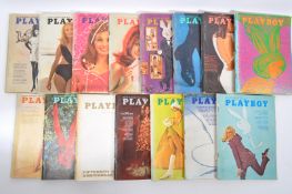 COLLECTION OF RETRO MID 20TH CENTURY PLAYBOY MAGAZINES