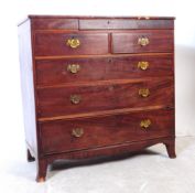 LATE 18TH CENTURY MAHOGANY CHEST OF DRAWERS