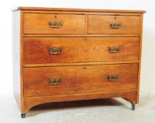 EARLY 20TH CENTURY EDWARDIAN OAK CHEST OF DRAWERS