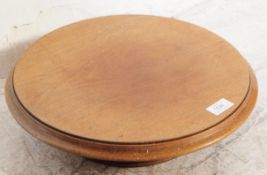 EDWARDIAN MAHOGANY LAZY SUSAN REVOLVING CENTRE PIECE