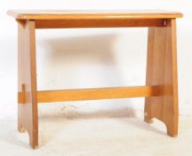 20TH CENTURY RECTANGULAR OAK WOOD OCCASIONAL TABLE