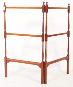VICTORIAN 19TH CENTURY MAHOGANY TOWEL RAIL