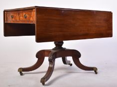 19TH CENTURY GEORGE III REGENCY WRITING TABLE DESK