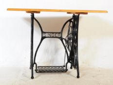 VICTORIAN 19TH CENTURY CAST IRON SEWING TABLE