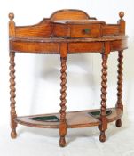 EARLY 20TH CENTURY 1920S DEMI LUNE UMBRELLA STAND