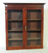 VICTORIAN MAHOGANY HABERDASHERY CABINET