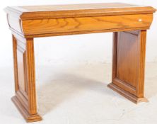 VINTAGE MID 20TH CENTURY 1940S OAK SCHOOL WRITING DESK