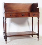 NINETEENTH CENTURY GEORGE III MAHOGANY WASHSTAND