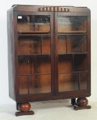 VINTAGE 20TH CENTURY 1950S ART DECO DISPLAY CABINET