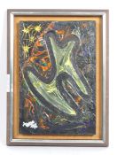 ORIGINAL 1971 ABSTRACT ART 'COSMIC DANCER' BY TENGO