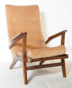 MID CENTURY PARKER KNOLL TEAK ARMCHAIR