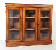 19TH CENTURY VICTORIAN MAHOGANY BOOKCASE CABINET
