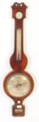 19TH CENTURY GEORGE III G FAGIOLI OF LONDON BAROMETER