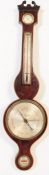 EARLY 20TH CENTURY MAHOGANY WALL BAROMETER