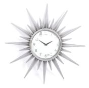 CONTEMPORARY SUNBURST WALL CLOCK