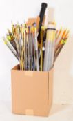 LARGE COLLECTION OF ARCHERY ARROWS EASTON, BEAMAN