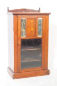 EDWARDIAN MAHOGANY INLAID MUSICAL PIER CABINET