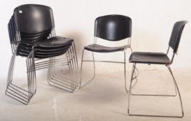SET OF SEVEN MID 20TH CENTURY ITALIAN NOVAISO CHAIRS