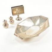 GEORGE V & LATER HALLMARKED SILVER & 925 ITEMS