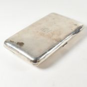 GEORGE V HALLMARKED SILVER CIGAR CASE