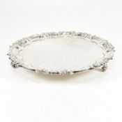 EARLY 20TH CENTURY HALLMARKED SILVER SALVER