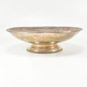 MID CENTURY HALLMARKED SILVER FRUIT BOWL