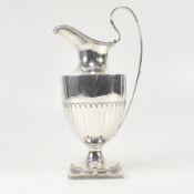 EARLY 20TH CENTURY HALLMARKED SILVER WINE EWER