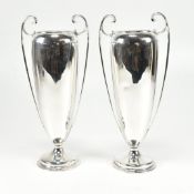 ART NOUVEAU HALLMARKED SILVER VASES