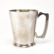 GEORGE V HALLMARKED SILVER TANKARD