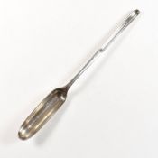18TH CENTURY HALLMARKED SILVER DOUBLE ENDED MARROW SCOOP