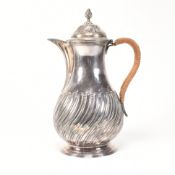 GEORGE II HALLMARKED SILVER WATER JUG