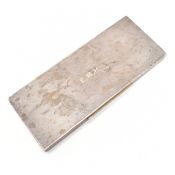GEORGE V HALLMARKED SILVER CIGARETTE BOX