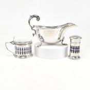 EARLY 20TH CENTURY HALLMARKED SILVER ITEMS