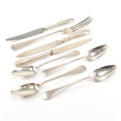 EARLY 20TH CENTURY HALLMARKED SILVER FLATWARE