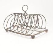 GEORGE III HALLMARKED SILVER TOAST RACK