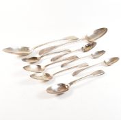 VICTORIAN & GEORGIAN HALLMARKED SILVER SPOONS