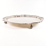 GEORGE V HALLMARKED SILVER SALVER