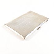 GEORGE V ART DECO HALLMARKED SILVER CIGARETTE CASE