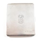 GEORGE VI HALLMARKED SILVER CIGARETTE CASE DIEU ET MON DROIT