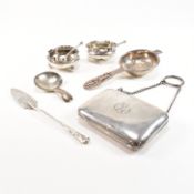 VICTORIAN & LATER HALLMARKED SILVER ITEMS