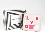 CONTEMPORARY LULU GUINNESS LEATHER COIN PURSE