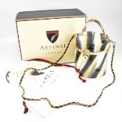 CONTEMPORARY ASPINAL OF LONDON PLEXIGLASS PANDORA HANDBAG