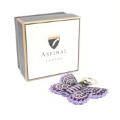 CONTEMPORARY ASPINAL OF LONDON LEATHER BUTTERFLY KEYRING