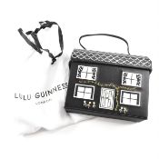 LULU GUINNESS LIMITED EDITION PORTOBELLO HOUSE HANDBAG