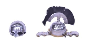 TWO 20TH CENTURY RE-ENACTMENT ROMAN GLADIATORS HELMETS