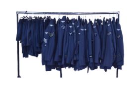 LARGE COLLECTION OF POST WAR RAF UNIFORMS