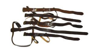 COLLECTION OF X10 POST WAR SAM BROWNE BELTS