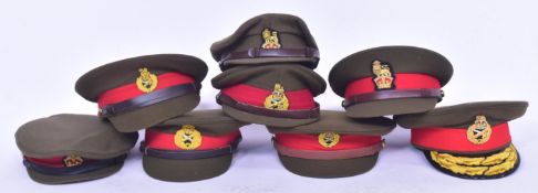 REENACTMENT BRITISH ARMY GENERALS PEAKED CAP VISORS