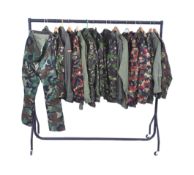 COLLECTION OF BRITISH CAMO MILITARY UNIFORM